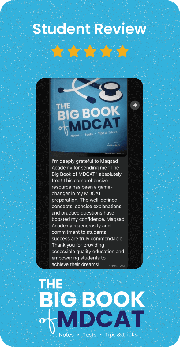 student review of mdcat big book