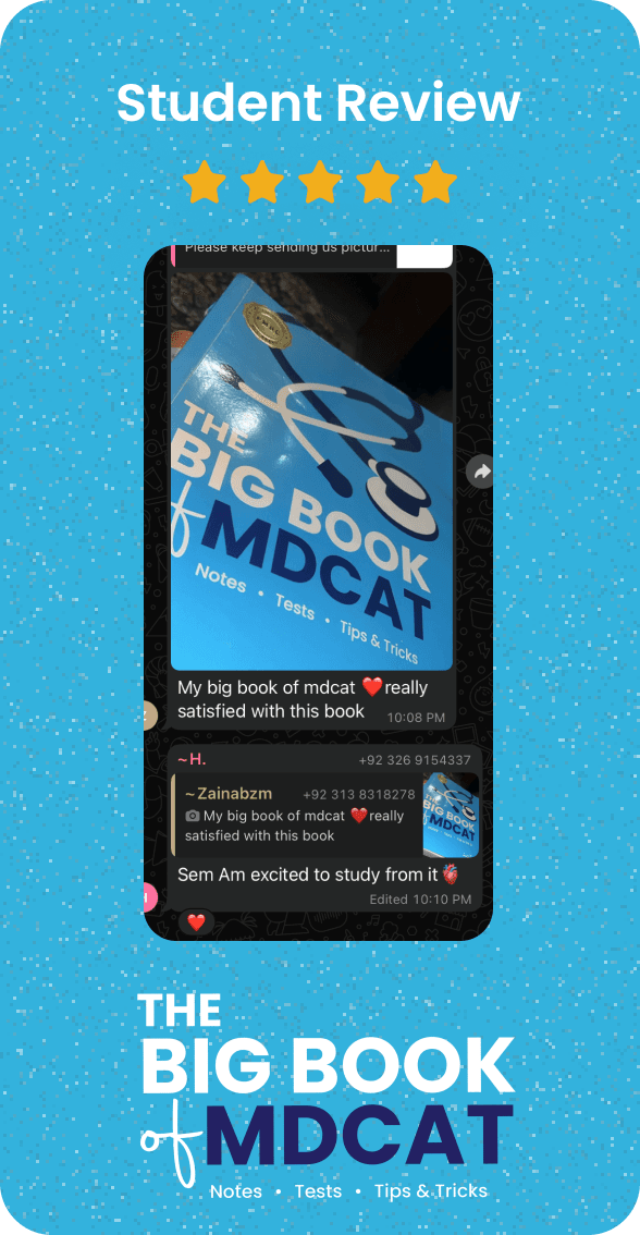 student review of mdcat big book