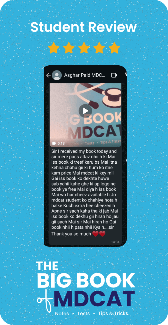 student review of mdcat big book