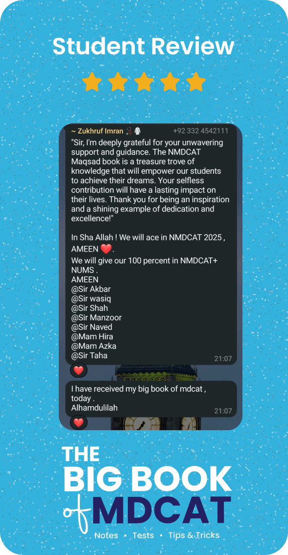 student review of mdcat big book