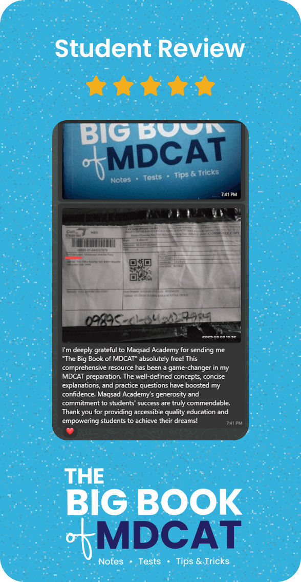 student review of mdcat big book