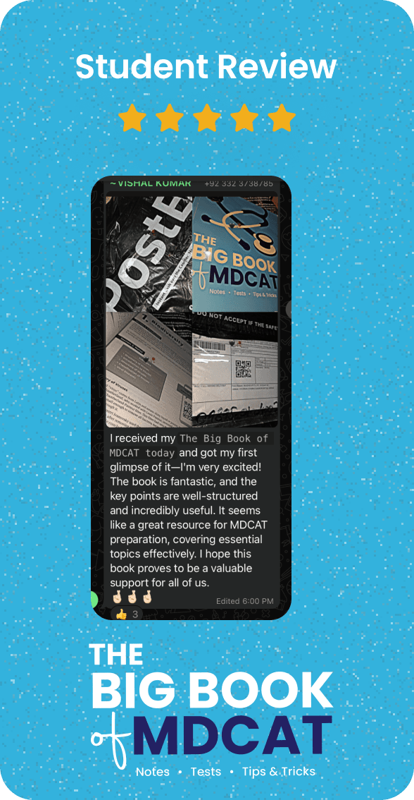 student review of mdcat big book