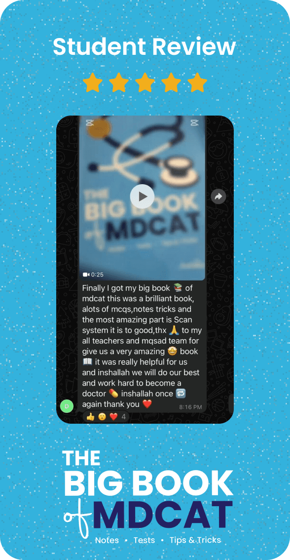 student review of mdcat big book
