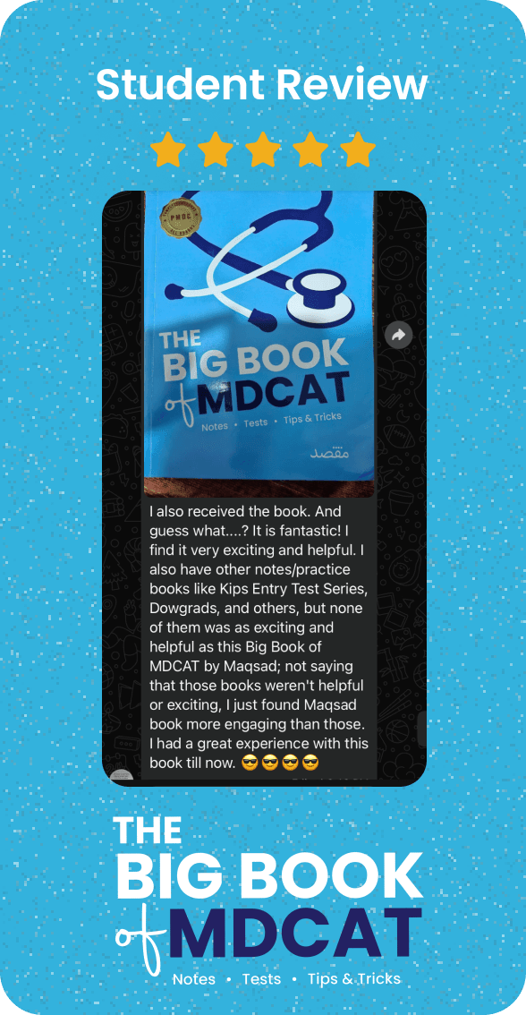 student review of mdcat big book