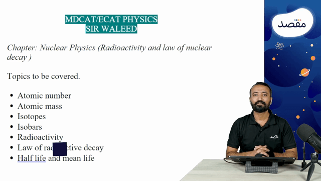 Thumbnail for 13.01 Nuclear Physics (Radioactivity With Law Of Decay)
