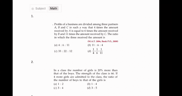 Thumbnail for Rates and Ratio Solution Worksheet