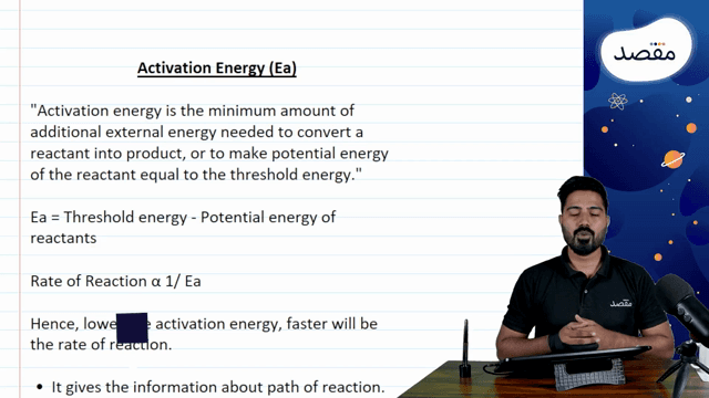 Thumbnail for 7.03- Chemical Kinetics-Activation energy, Activated complex