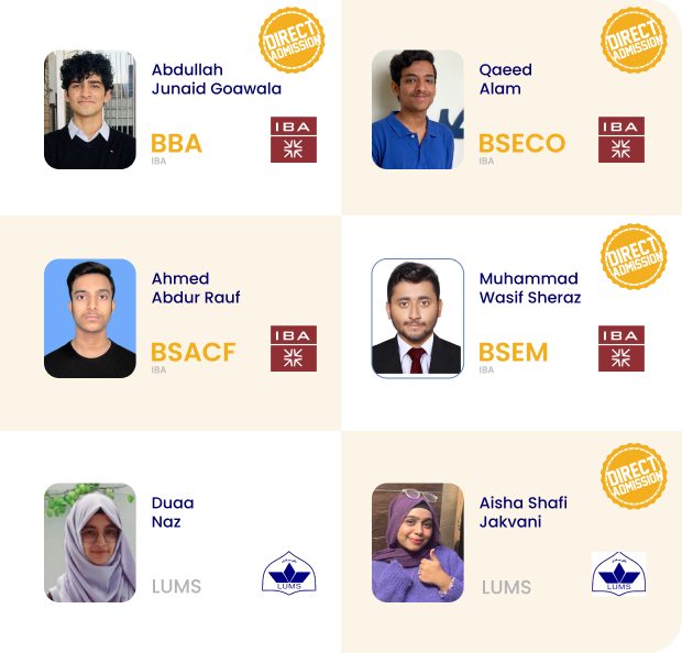 BCAT successful admission to IBA, LUMS and IoBM 0