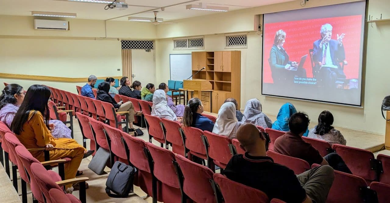 Participants at the AI for Educators session